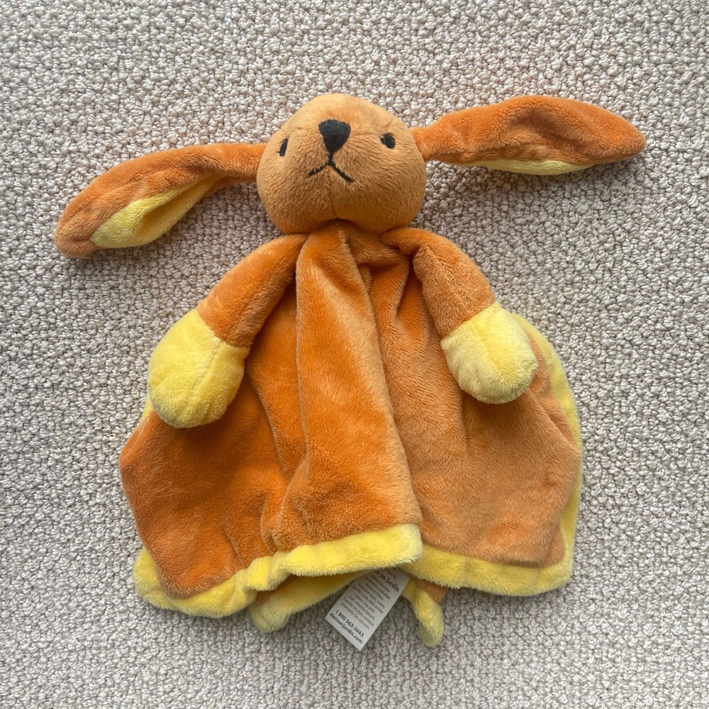 Dans Un Jardin Kangaroo Lovey Plush Baby Blanket